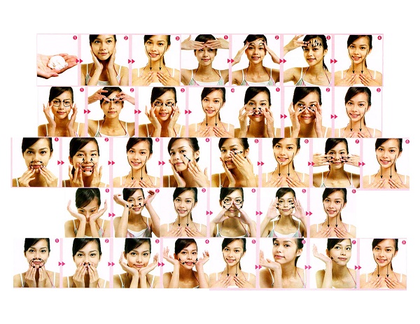 Các bước massage mặt theo phương pháp Tanaka