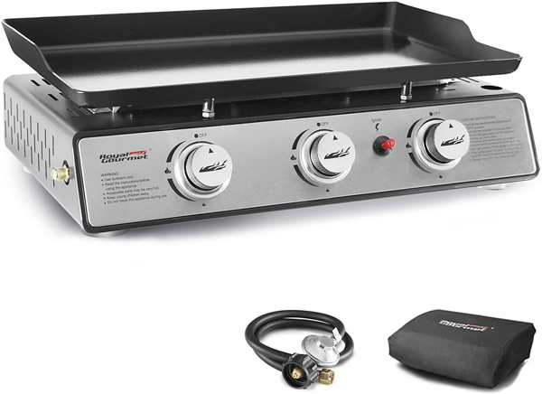 Bếp nướng mặt phẳng ngoài trời Royal Gourmet Propane Gas Grill