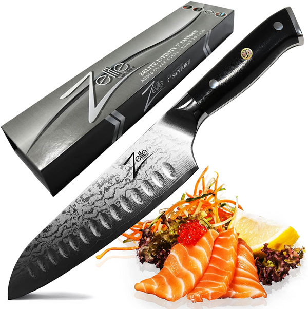 Dao Nhật Bản Zelite Infinity Santoku Knife 7 inch