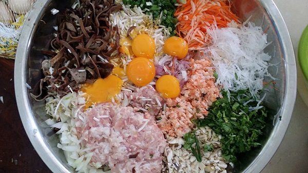 Nguyên liệu cần có để làm chả giò