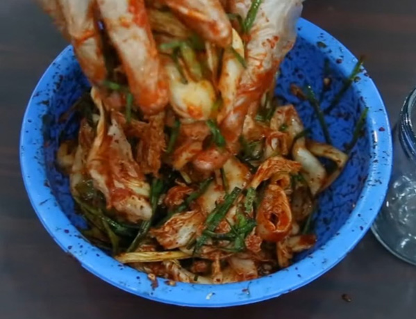 Trộn kim chi