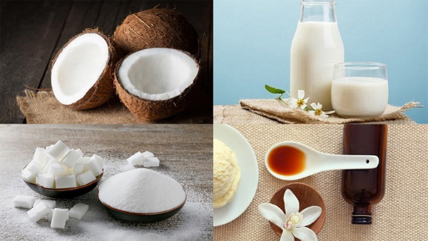 Nguyên liệu cần có làm mứt dừa