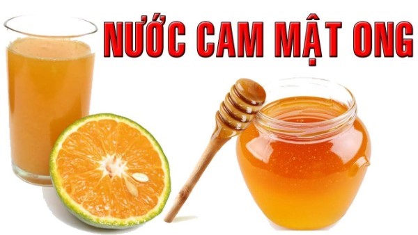 Nước cam mật ong là một lựa chọn tốt cho việc giảm cân