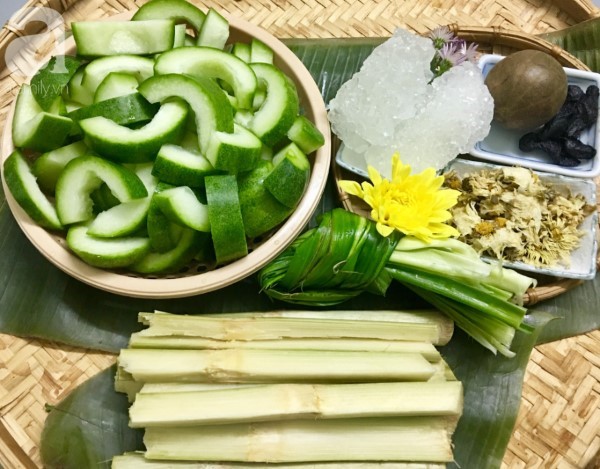 Thành phần và lượng calo trong nước sâm bí đao