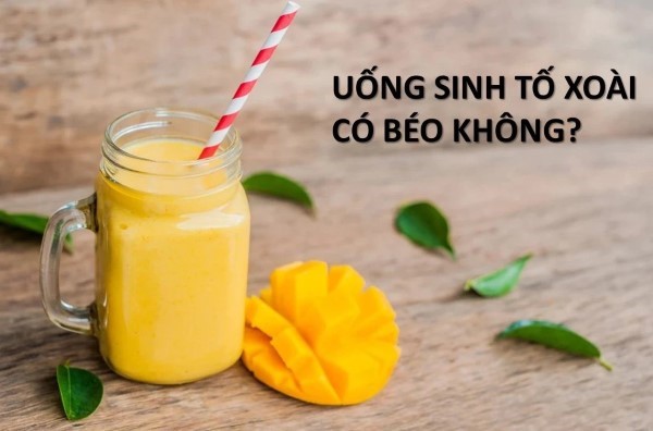 Uống sinh tố xoài có mập không