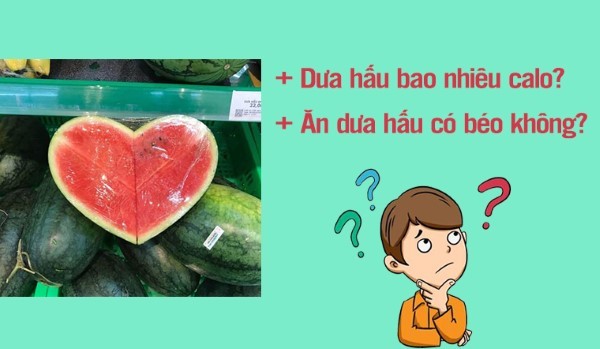 Dưa hấu không có chứa chất béo và chứa ít calo so với các loại trái cây khác