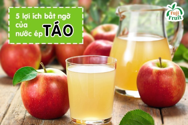 Các công dụng của nước ép táo