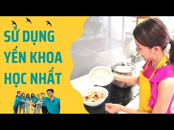 Cách sử dụng nước yến khoa học hiệu quả
